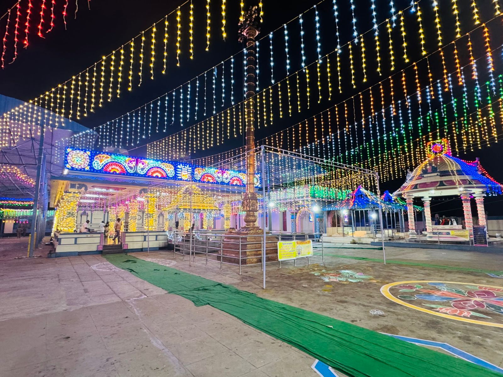 The temple flag-staff (Dhwajasthambham)